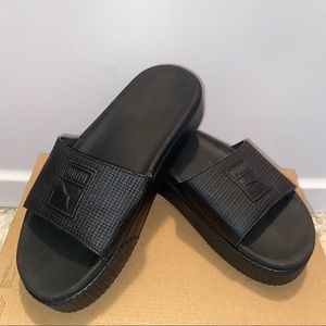 Puma women’s platform slides